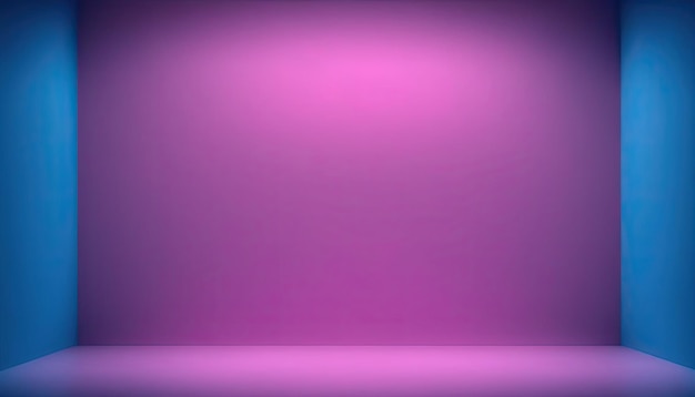 Magenta room background for product presentation