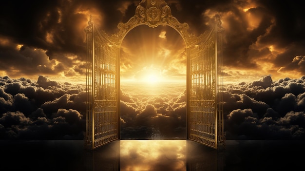 magic gate HD 8K wallpaper Stock Photographic Image