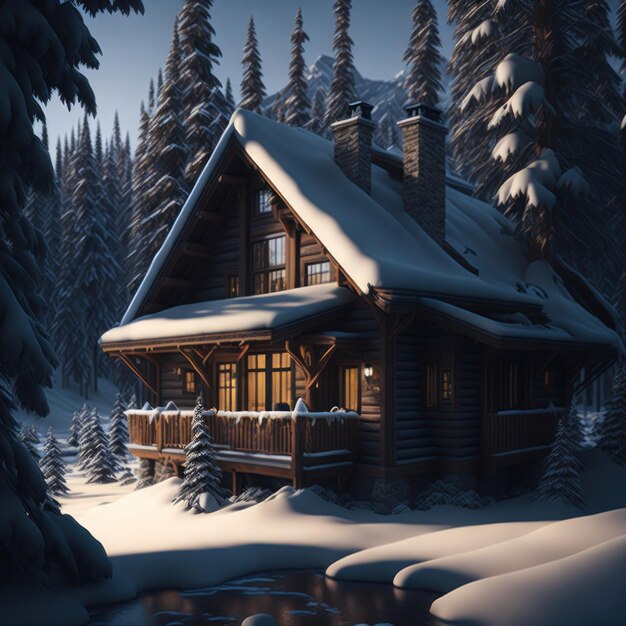 The Magic of a Winter Getaway Serene Mountain Retreat