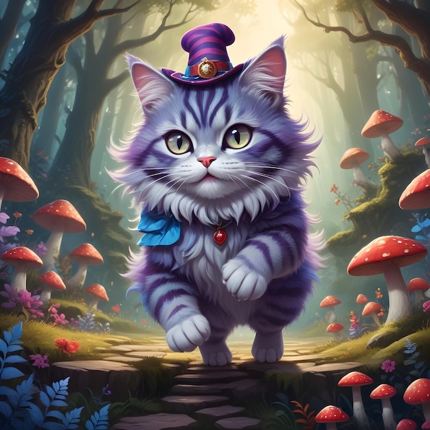 A magical cat