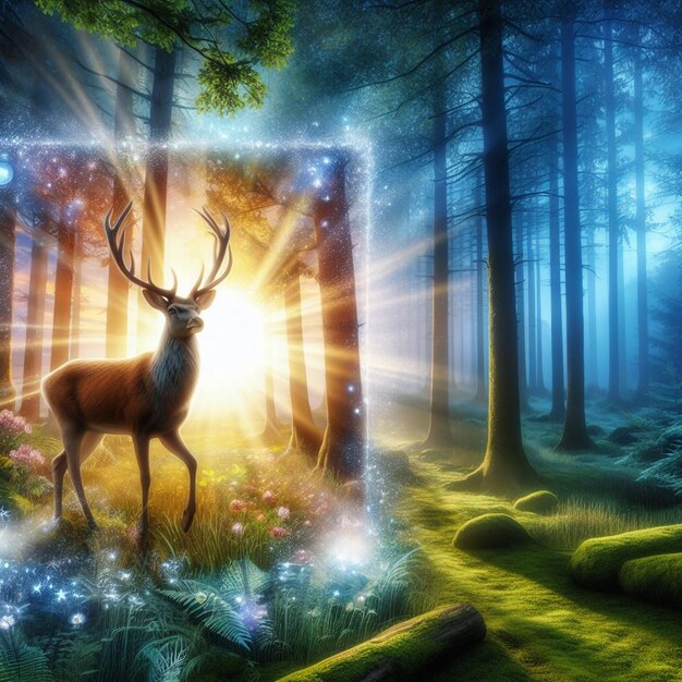 a magical deer