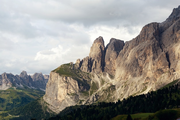 Magical dolomites mountains