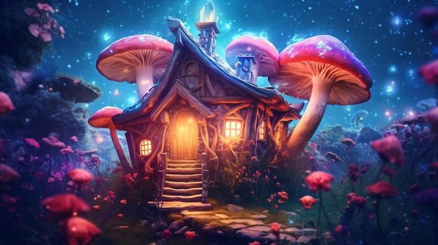 magical_fantasy_elf_or_gnome_mushroom_house