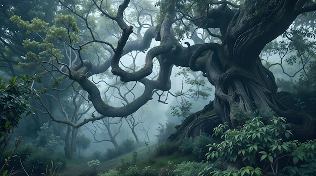 Magical Forest Landscape