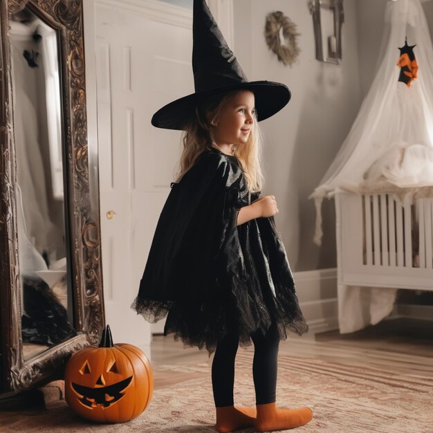 Photo magical metamorphosis toddlers first witchy wardrobe