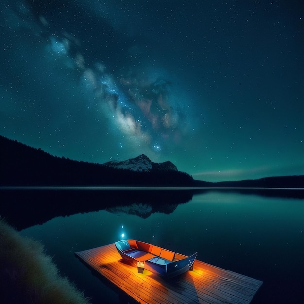 a magical night over the boat