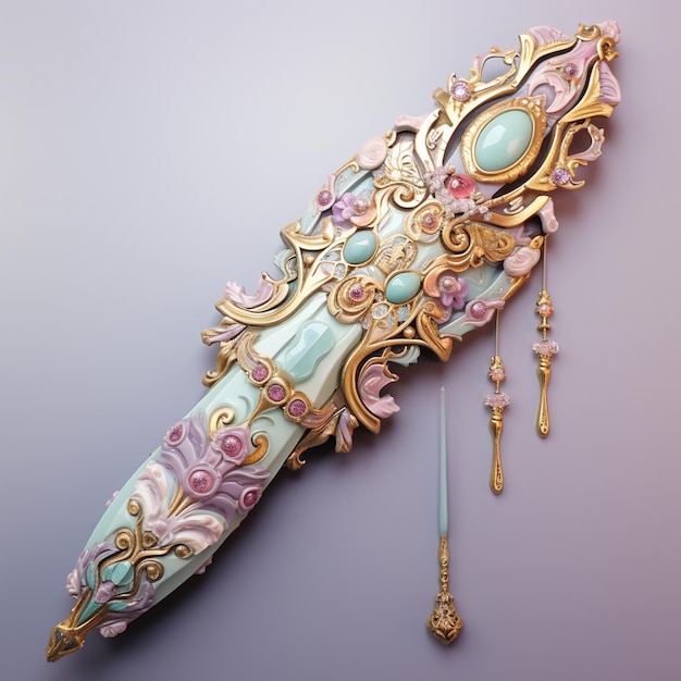 Magical scabbard Pastel colors