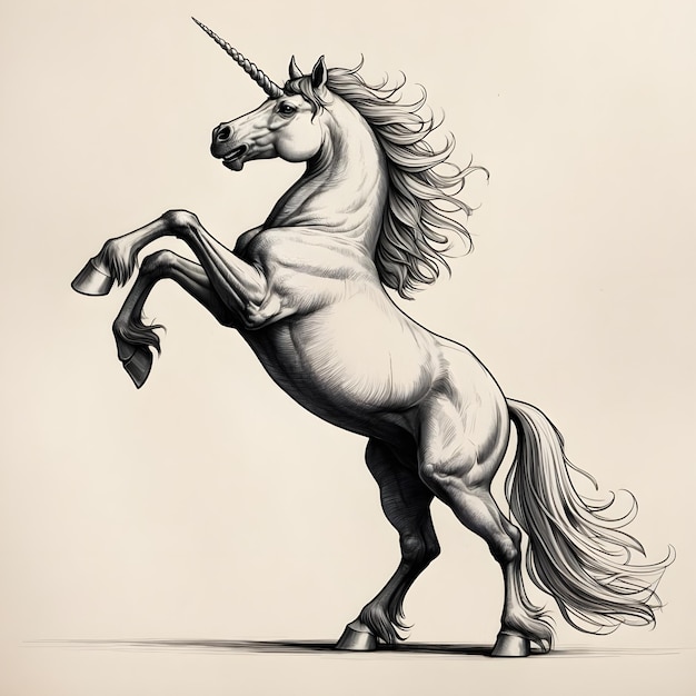 Magical Unicorn Drawing