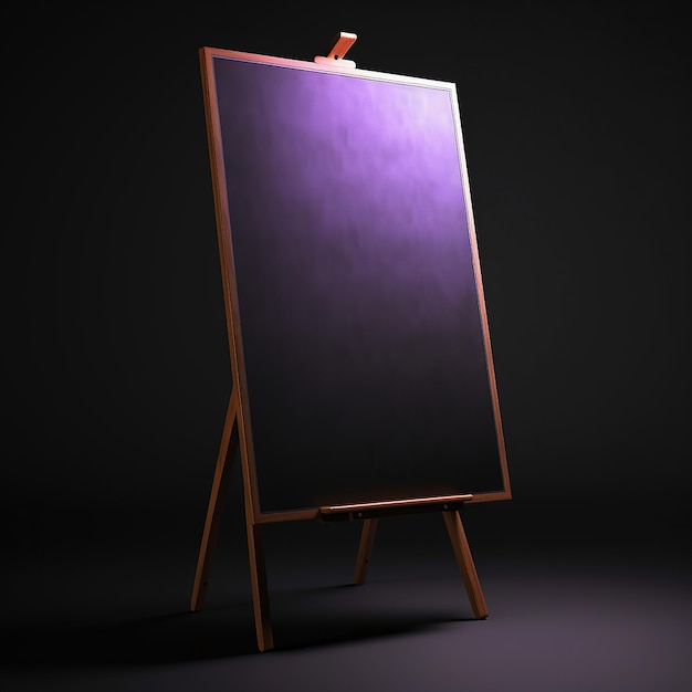 Photo magnetic easel board