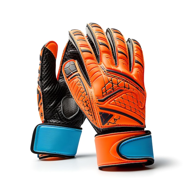 Magnificent Goalkeeper Gloves isolated on white background