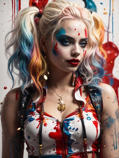 Photo the magnificent harley quinn