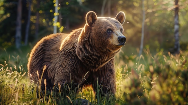 Magnificent Ild Hearts of the Taiga Zooming in on Wildlife in a Vast Landscape