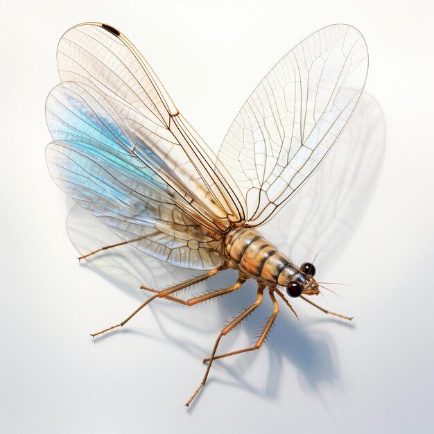 Magnificent Mayflies In 3d A Transparent Background Showcase