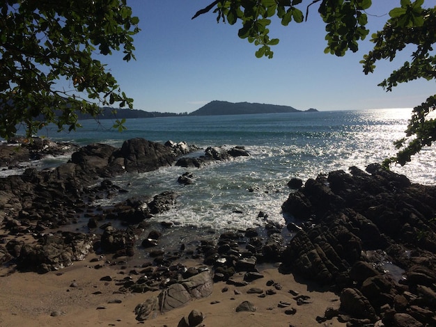 A magnificent paradise beach in thailand on the island of phuket high quality photo