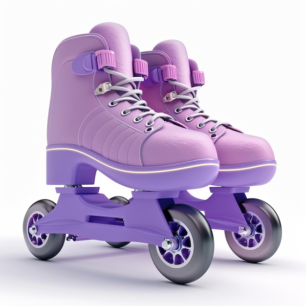 Magnificent Roller skates isolated on transparent background