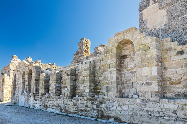 The magnificent Roman building at the ancient city