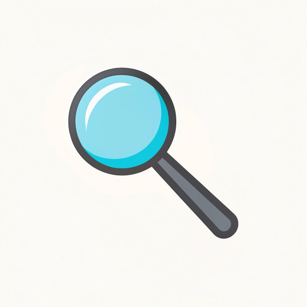 magnifying glass icon of color style design vector template