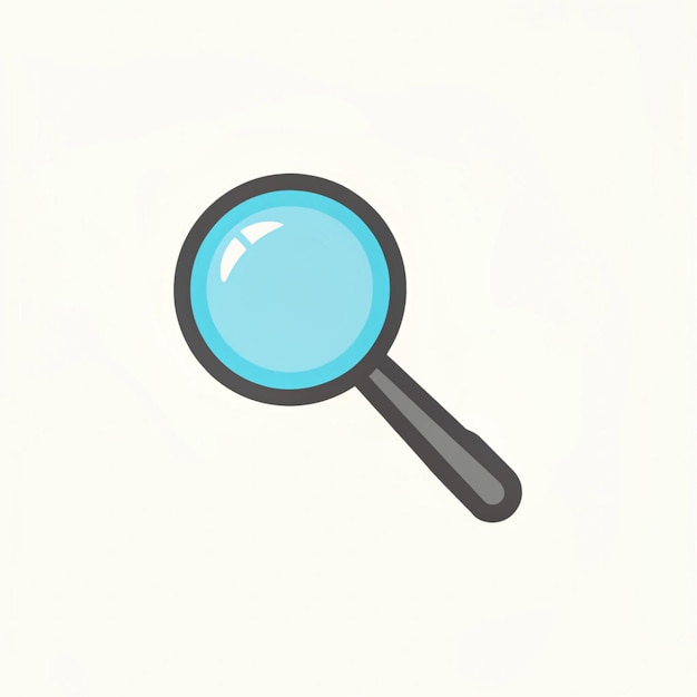 magnifying glass icon of color style design vector template