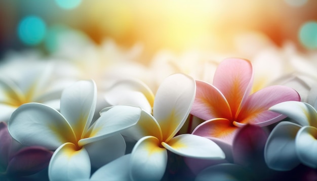 Magnolia Flowers Background