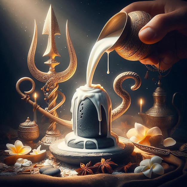 Photo mahadev shiv ling image background