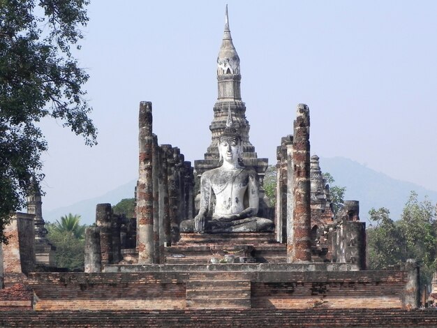 Mahathat temple Sukhothai Thailand   The largest and most important temple of the empire