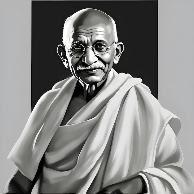 mahatma gandhi Smiling