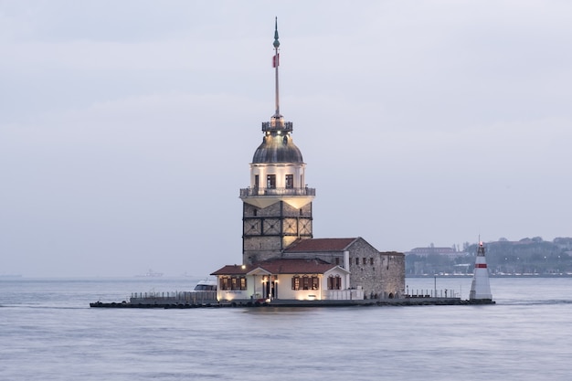 Maiden tower famous tower at Istanbul Turkey