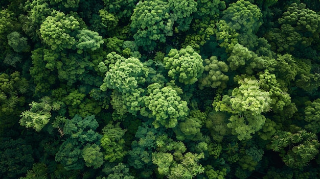 Majestic Canopy A Birds Eye View of the Enchanting Forest