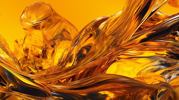 Majestic Flow of Liquid Gold