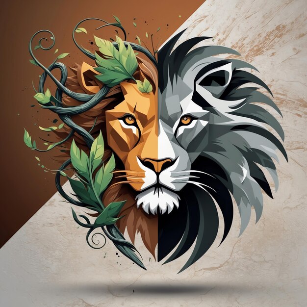 Majestic Lion Logo Design