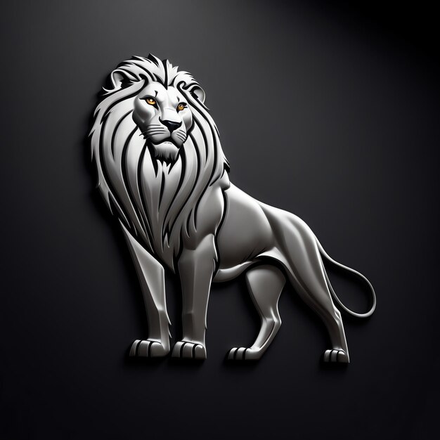 Majestic Lion Logo Design