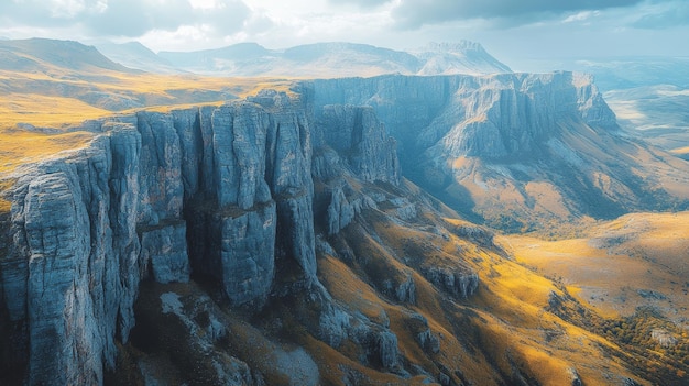 Majestic Mountain Landscape Under Dramatic Sky