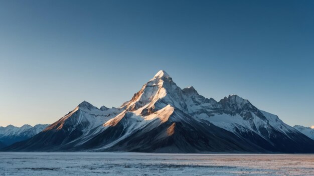 Majestic peaks against a clear blue sky inspire adventure and awe in breathtaking landscapes