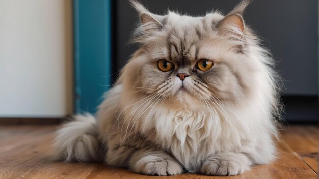 Majestic Persian cat with captivating eyes