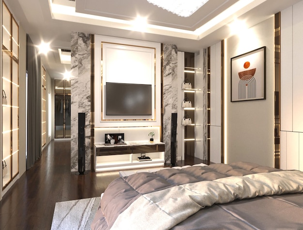 Majestic and Posh Bedroom Interior Design