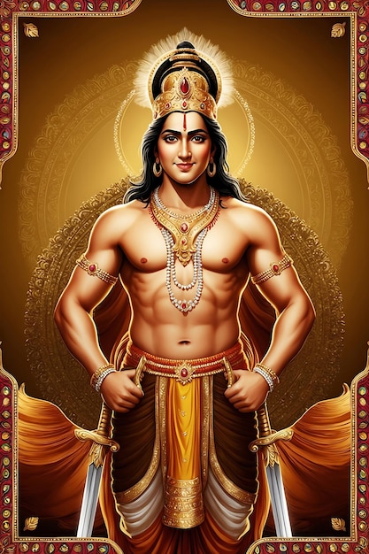 Majestic Rama Illustration