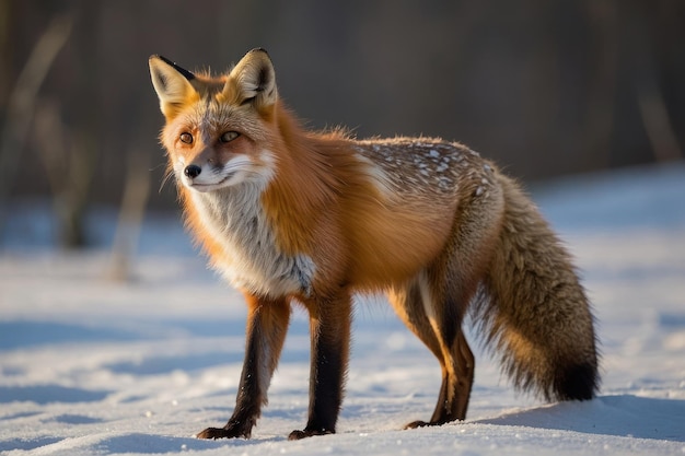 Majestic Red Fox in Natural Habitat