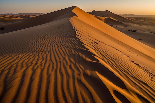 Photo majestic sahara north africas golden dunes unveiled