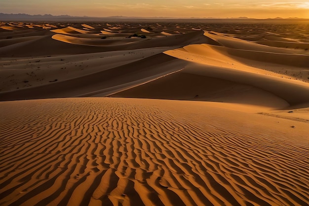 Photo majestic sahara north africas golden dunes unveiled