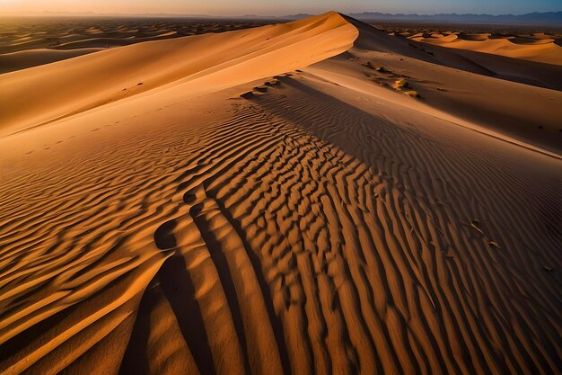 Photo majestic sahara north africas golden dunes unveiled