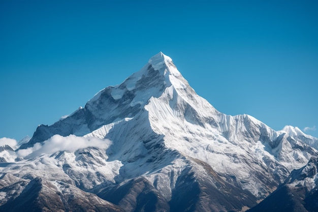 Majestic SnowCapped Mountain Peak