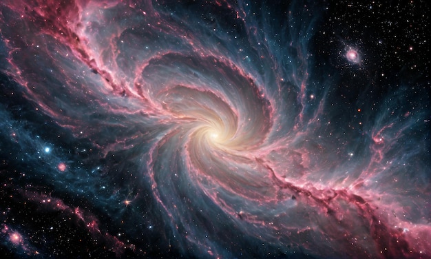 Majestic Spiral Galaxy in Deep Space