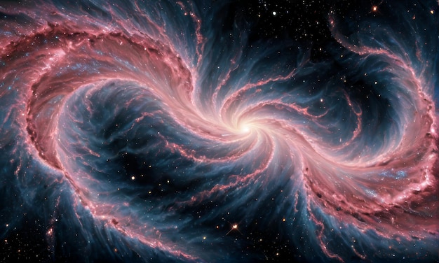 Majestic Spiral Galaxy in Deep Space