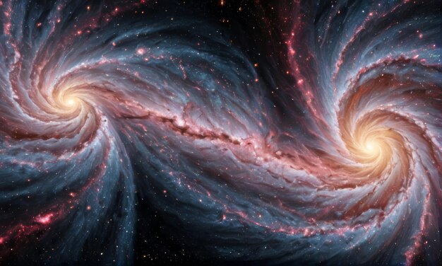 Majestic Spiral Galaxy in Deep Space