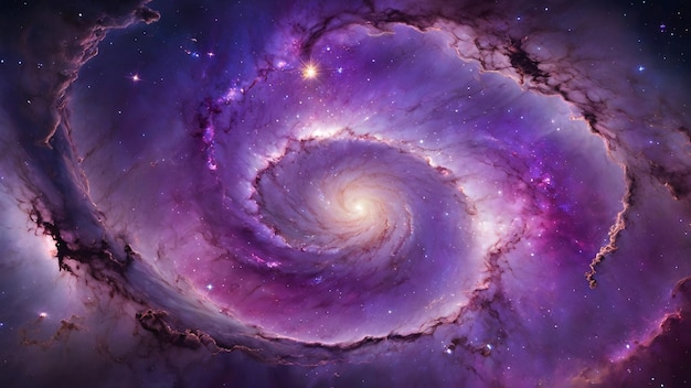 Majestic spiral galaxy in vibrant colors