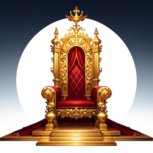 Majestic throne room King Throne