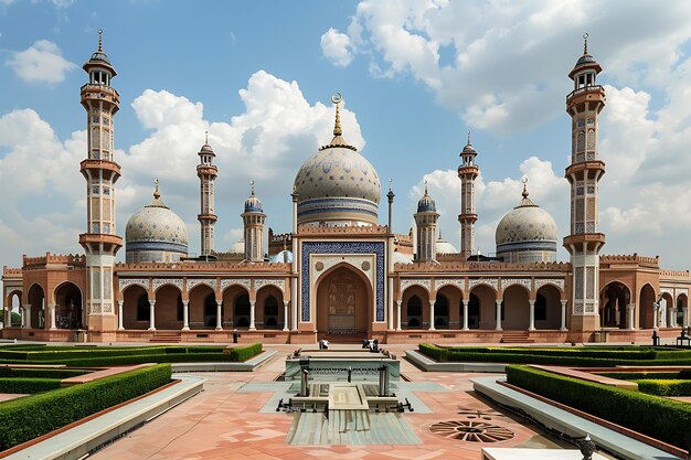 Majestic traditional mosque with a rich historical heritage and cultural significance Landmark