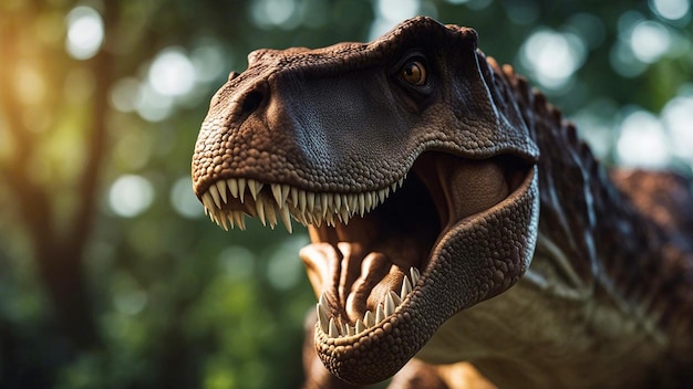 Majestic Tyrannosaurus Rex A Striking Stock Photo of the Iconic Dinosaur