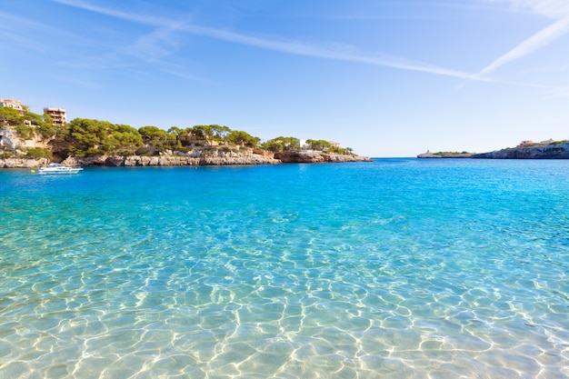 Majorca Porto Cristo beach in Manacor at Mallorca