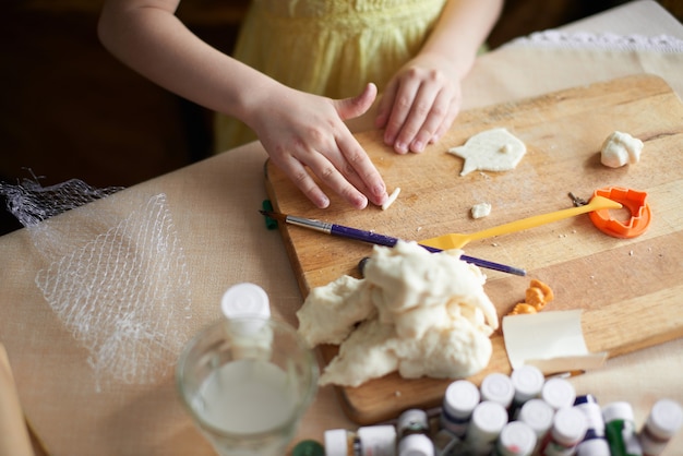 Make a handmade dough